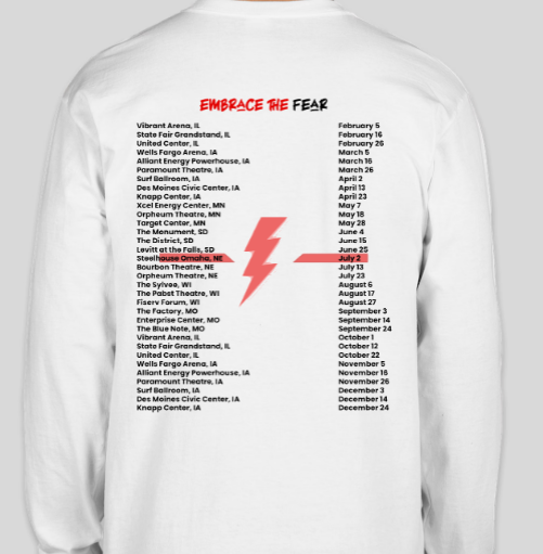 Stage Fright Long Sleeve Back